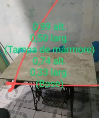 Mesa de mármore SINGER 