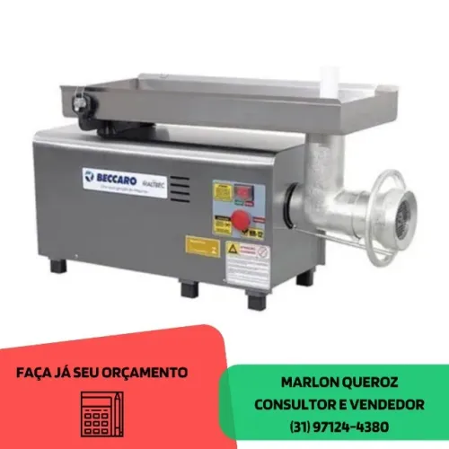 Moedor de Carne Beccaro Boca 22 bivolt Novo