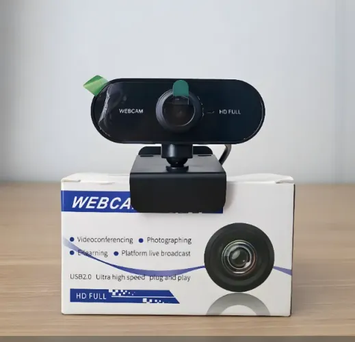 Câmera Webcam Pro Full HD