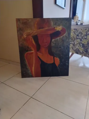 Quadro decorativo cabocla amazônica 