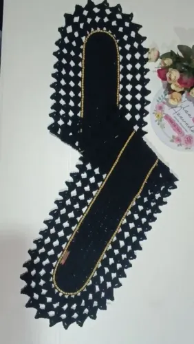 Trilho de Mesa de Crochê 