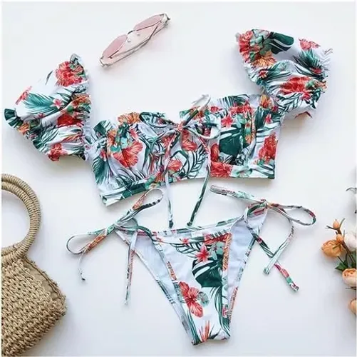 Bikini  FLORAL estampado NOVO /SEM USO 
