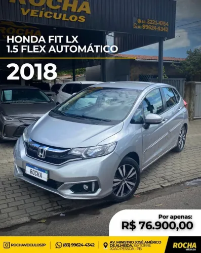 Honda Fit Ex/s/ex 1.5 Flex/flexone 16V 5P Aut. 2018