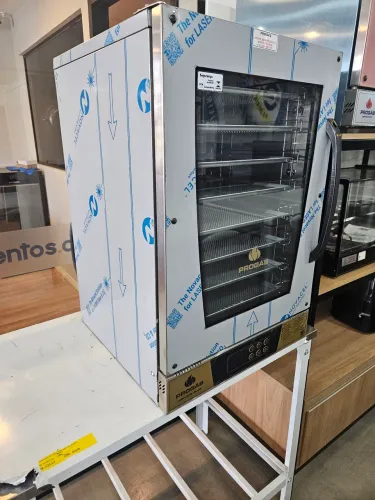 forno elétrico com vapor 8 assadeiras novo