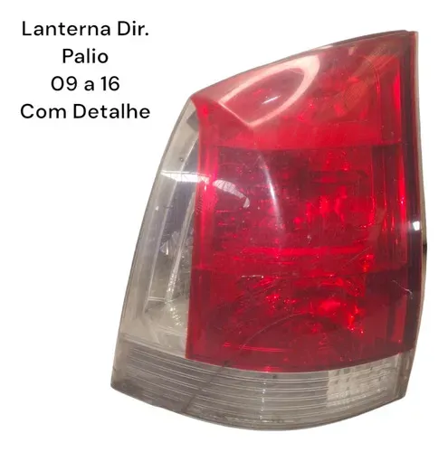Lanterna Direita Palio G3 04/17 Bicolor Com Det 