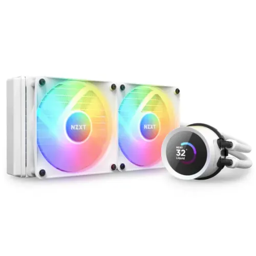 Water Cooler NZXT Kraken 240 RGB, 240mm, AIO LCD Display, White