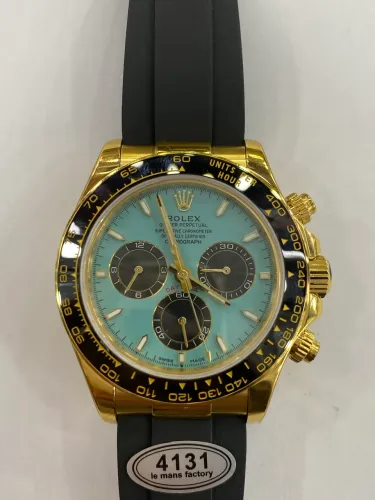 Rolex Daytona Oyster fundo azul dourado