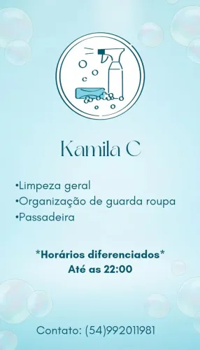 Serviços de Limpeza e organização