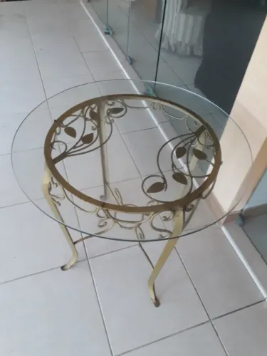 mesa de varanda antiga raridade florzinha