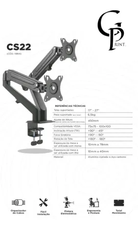 SUPORTE PARA MONITOR E TELEVISORES - PROMOÇÃO!