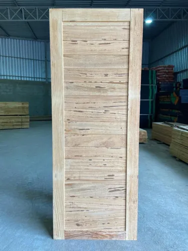SUPER PROMOÇÃO - PORTA MADEIRA REBAIXADA ANGELIM PEDRA 2.10X80