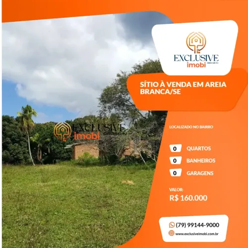 Imóvel para venda possui 175 metros quadrados em Zona Rural - Areia Branca - SE