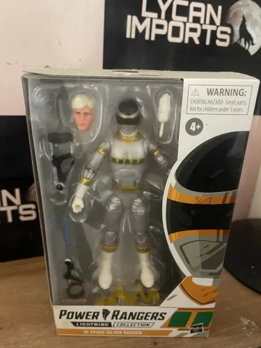 Action Figure Power Ranger Prata Lightning Collection
