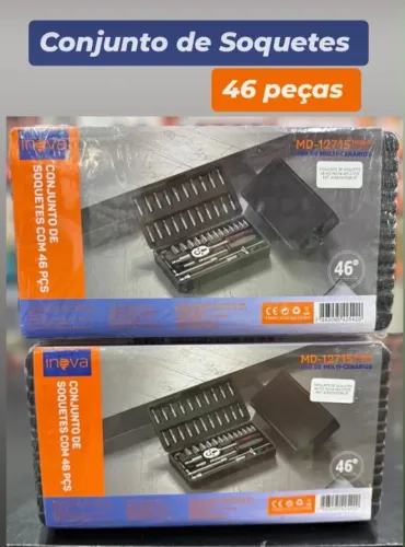 Conjunto de soquetes 46 peças