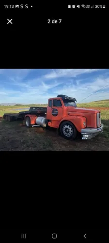 Vendo Scania L110 com prancha 2 eixo