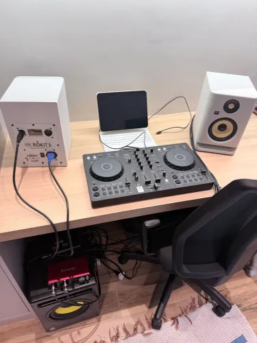 Monitores de Áudio+ Scarlet 2I2 + Sub + Pionner Djj Flx 4 (Sistema completo para Studio) 