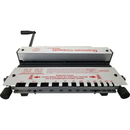 Encadernadora Manual Lassane Duplamatic 2x1 - Ofício