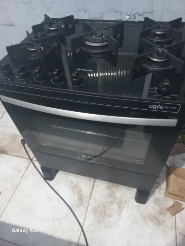 Fogão 5 bocas com chama tripla