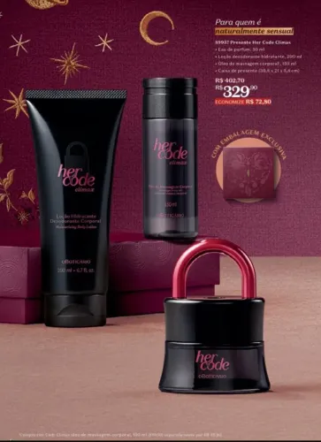 Kit Perfume Her Code Clímax