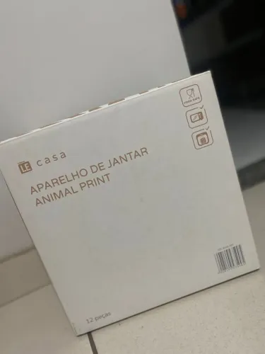 Aparelho de Jantar Animal Print Novo Lacrado