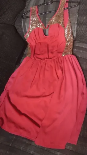 Vestido rosa lindo