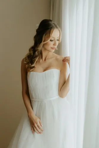 Vestido noiva delicado