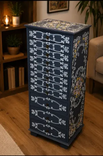 Gaveteiro Artesanal pintado à mão