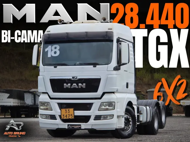 MAN TGX 28440 6x2 2018 Automático 16AS Bi-cama
