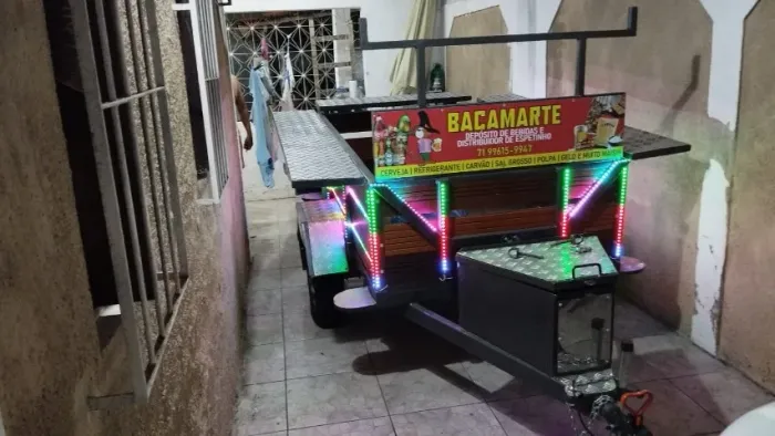 Carretinha Reforçada Tipo Baú Nova Emplacada Pronta Pra Trabalho