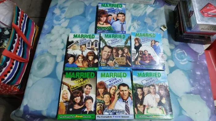 7 Boxes Married with Children - Série Completa - Novos e alguns lacrados - Importados