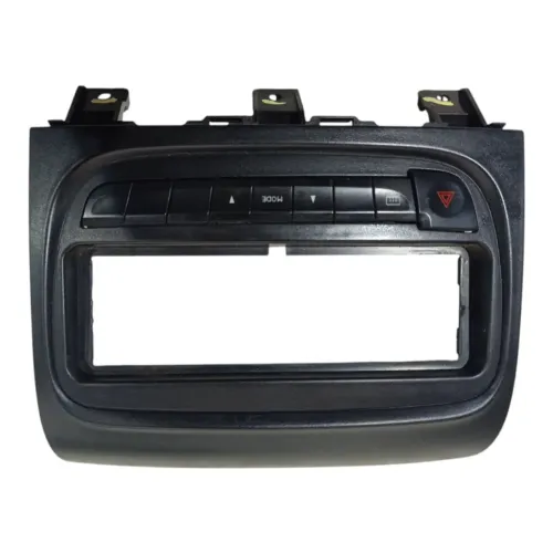 Moldura Painel Central Multimídia Fiat Siena 2012 A 2021 Preto