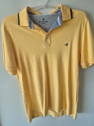 Camisa polo Brooksfield amarela