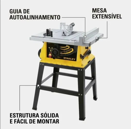 Serra de Bancada Profissional Stanley 2000W