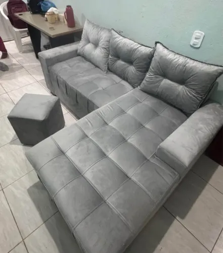 Sofá com chaise#