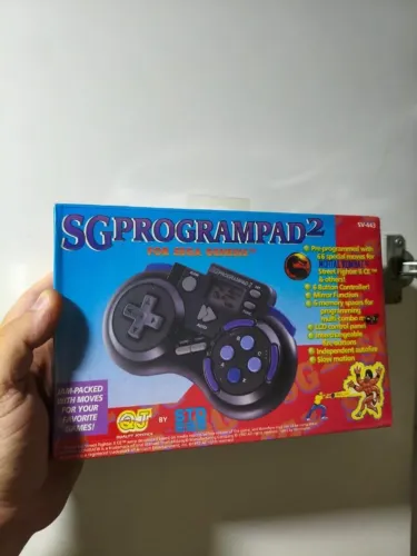 SGProgrampad 2 para mega drive Joystick Controle CIB