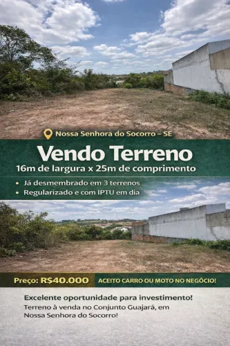 Oportunidade-Terreno grande a venda !