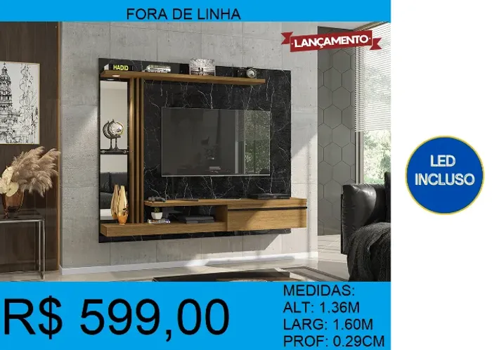 Painel - com led- compre hoje e receba em até 72 horas