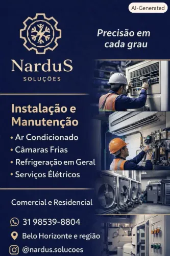 Manutenção e instalação ar condicionado.