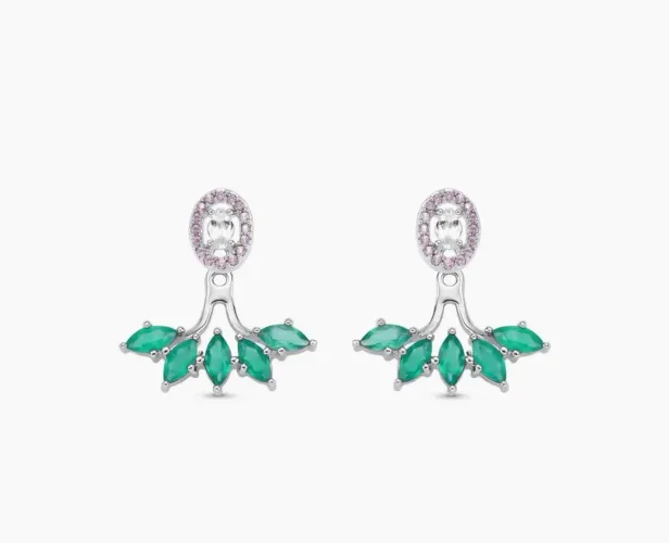 Brinco Life My Garden III Vivara - Prata 925 e Pedras Naturais