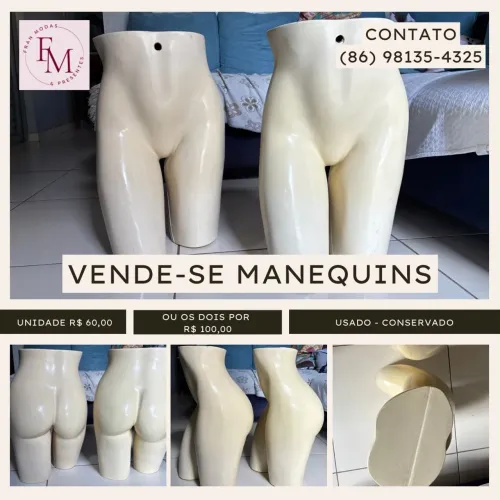 Manequim de quadril expositor
