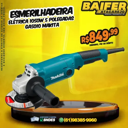 Esmerilhadeira 1050w 5 Polegadas GA5010 Makita