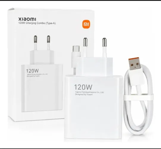 Carregador Xiaomi 120w Original Carga Ultrarrápida Bivolt