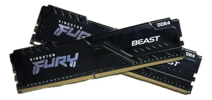Memória Ram Ddr4 8gb 3200mhz Beast Fury Preto Kingston