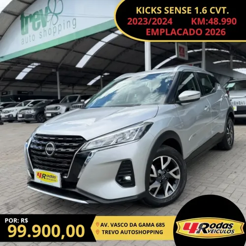 Nissan Kicks Sense 1.6 16V Flex AUT 2024
