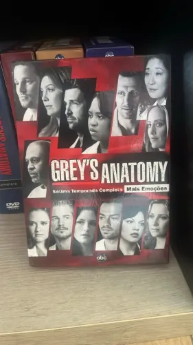 box primeira a setima temporada greys anatomy