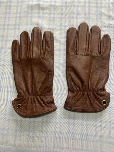 Luva de Couro para Motociclista