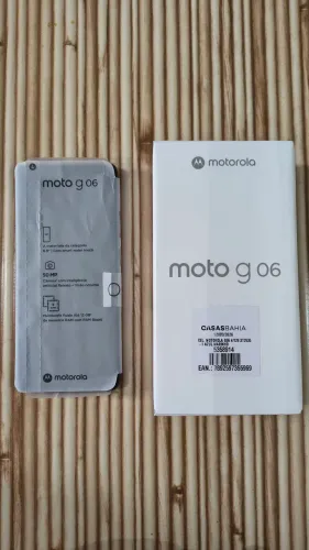 Moto G06 Navy Blue 128GB / 12 RAM NA CAIXA TELEFONE NOVO ABERTO APENAS PARA CONFERÊNCIA