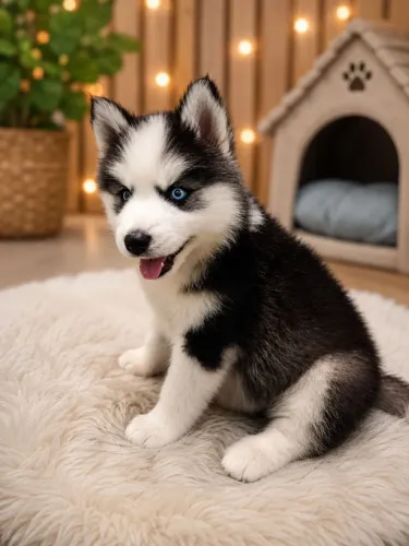 Husky siberiano filhote