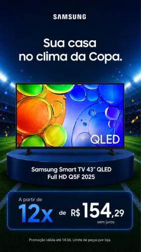 Samsung Smart TV 43? QLED Full HD Q5F 2025 | Nova | Promoção Especial