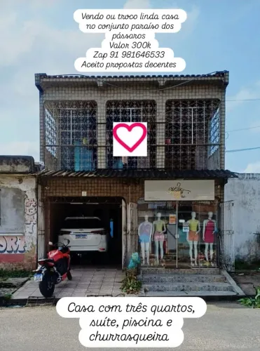 Linda casa no cj paraíso dos pássaros p/ venda ou troca